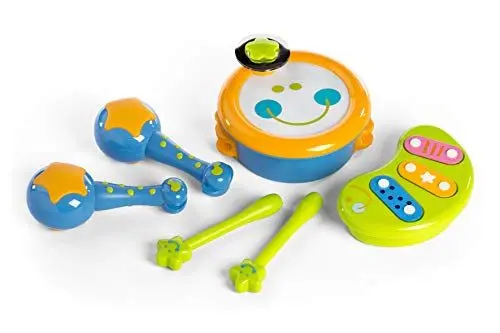 Produktbild: Musikinstrumente für Babys Baby Orchestra, Trommel mit Schlägern, Rasseln und Xylophon-97284