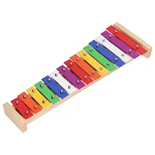Produktbild: Musikspielzeug für, 15 Bunte Noten, Xylophon-Instrument mit 2 Schlägeln für, Geeignet für Babys ab 3 Jahren