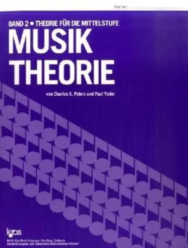 Produktbild: Musiktheorie.Bd.2: Theorie für die Mittelstufe