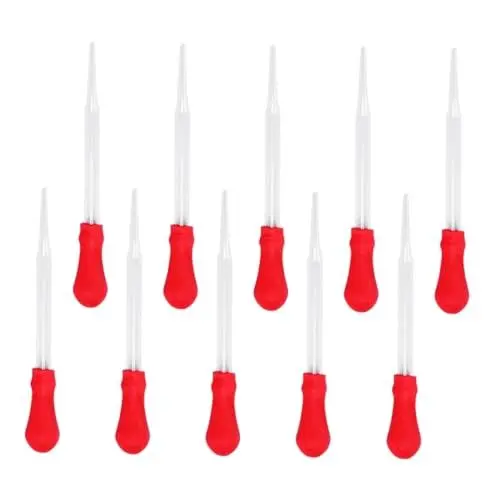 Produktbild: MUSISALY 10 Stück Silikonform Pipette 10 Cm Augenpipette Glaspipette Für Schulbedarf Und Experimente Zu Hause