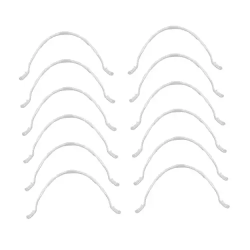Produktbild: MUSISALY 12st Halteband Für Mund-nasen-maske Lippenstifthalter Antibeschlag-nasensteg Schutzstreifen Für Nasenbügelbrille Brillenhalter Stützband Für Weiß