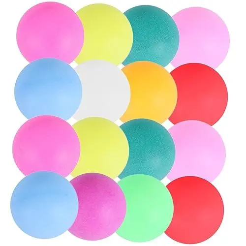 Produktbild: MUSISALY 150 Stück Farbe Tischtennis Partybälle Spielball Bingo-zahlenkugeln Leere Pongbälle Tischtennisplatte Weiße Tennisbälle Bälle Für Die Heimparty Befüllbare Kugeln Lotteriespiel Pp
