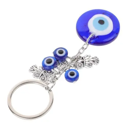 Produktbild: MUSISALY 1stück Türkischer Böser Blick Anhänger Alloy Eulenanhänger Zur Dekoration Hängendes Handwerk Für Zuhause Und Büro Mysterious Evil Eye Schmuck