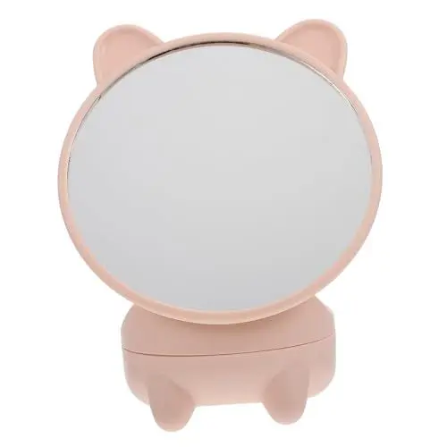 Produktbild: MUSISALY 1Stk Spiegel Vanity Mirror Makeup Mirror lampen schminktisch Lichter für schminktisch Schminktischset schminktischlampe lupenbrille Make-up-Accessoire Make-up-Versorgung pp Rosa
