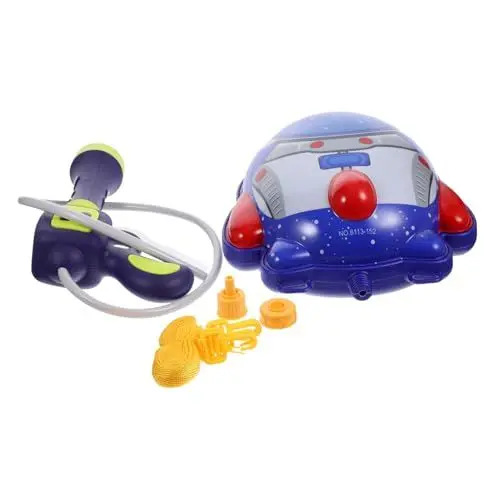 Produktbild: MUSISALY 1 Satz Cartoon-Wasserpistole Kinderspielzeug Wasserspielzeug Kinderrucksäcke Outdoor-Spielset für Kinder Water Toys for Kinder sandspielzeug Blaue Rucksack Wasser Plastik Blue