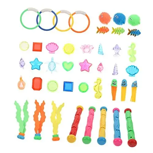 Produktbild: MUSISALY 1 Satz Tauchspielzeug Schwimmbad Spielzeug Lernspielzeug Kinderspielzeug Tauchstöcke Pool Toys for schwimmspielzeug Kinder Spielzeug Spielzeug Tauchbecken Spielzeug Plastik
