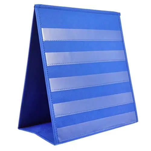 Produktbild: MUSISALY 1stk Digitaler Ausstellungsstand Desktop-zelt Flipchart-ständer Tragbare Taschenkarte Kleines Taschendisplay Pädagogisches Taschendiagramm Display-riser-regal Tischplatte Vlies