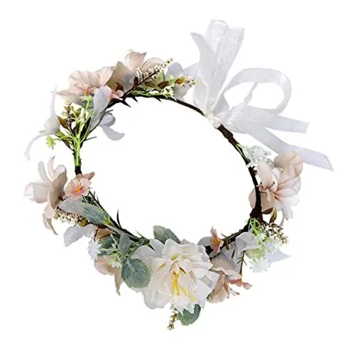 Produktbild: MUSISALY Kranz-stirnband 1 Stück Haar-accessoires für Damen Blumenkrone für Elegante Kleidung