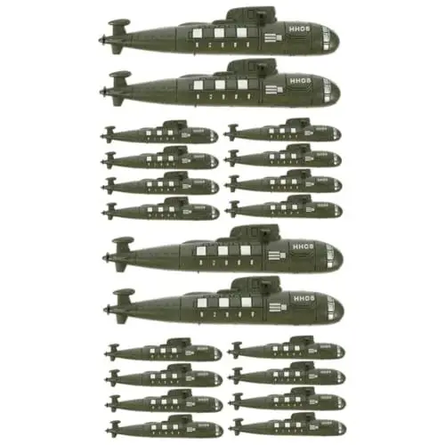 Produktbild: MUSISALY 20 STK Simuliertes U-Boot Kleines U-Boot-Modell Miniaturen Armeefahrzeugmodelle Fahrzeuge Spielzeug Simulierte U-Boote Flugzeugträger Spielzeug Desktop-u-Boot-Ornament Green Pp