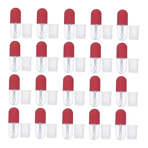 Produktbild: MUSISALY Leere Lippengloss Röhrchen DIY Lippenstift Verpackungsbehälter Mattschwarze Lipgloss Tuben Für Individuelles Lippen Make up