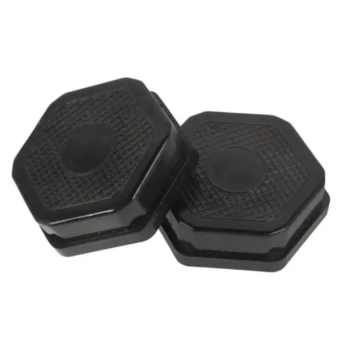 Produktbild: MUSISALY 2St Gummiauflage für Reckstange Indoor-Fitness-Angebot Trainingsangebot von Fitnessgeräten Endpolster für die Türtrainingsstange Krafttrainer Pull-up-Ausrüstung Black