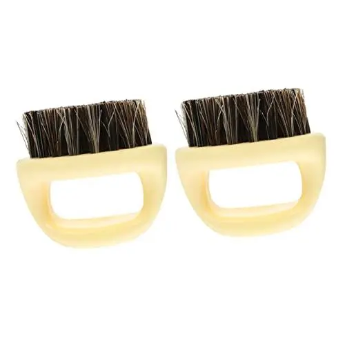 Produktbild: MUSISALY Bartbürsten-Set für Herren 2-teilig Bartkamm Schnurrbartbürste für das Haarstyling zum Reinigen von Halsausschnitt Ohren und Bart für den Barbershop zu Hause