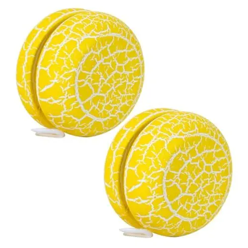 Produktbild: MUSISALY 2St Spielzeug für Kinder kinderspielzeug Kinder spielzeuge draußen Spielzeug Jo-Jo-Spielzeug mit Kugellager Thread Control Yoyo-Bälle Jo-Jo-Ball aus Holz hölzernes Jo-Jo Yellow