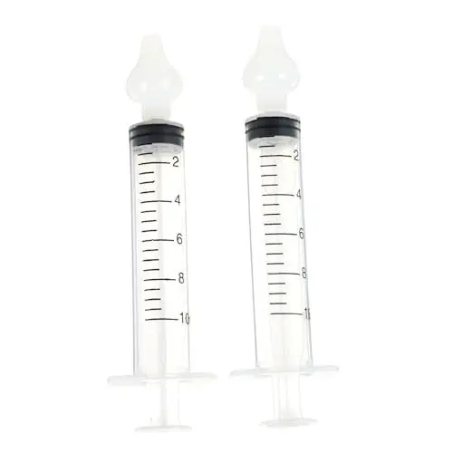 Produktbild: MUSISALY 2 Satz Gerät Zur Nasenspülung Nasensauger Nasenreiniger Für Kleinkinder Nasendusche Für Babys Nasenspülflasche Nasenreinigungswerkzeug Nasenreiniger Für Kinder Abs Weiß