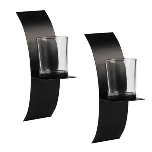 Produktbild: MUSISALY Arc -montiert Kerzenhalter Set Von Retro Design Haushalt Kerze Container Keine Kerze