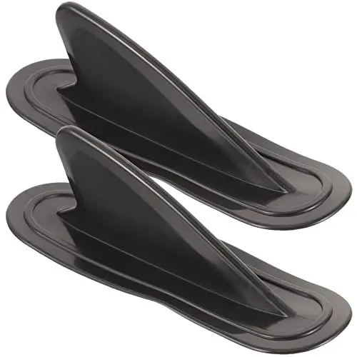 Produktbild: MUSISALY Surfboard-finne Aus PVC 2 Stück Universeller Wasser-teiler Für Schnelle Montage Mit Klicksystem Ersatz Für Surfbrett-finnen