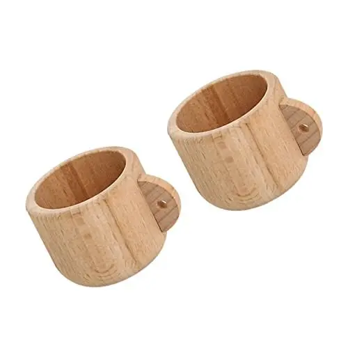 Produktbild: MUSISALY 2st Tischspielzeug Aus Holz Geschirrspielzeug Simulationsgeschirr Kinderspielzeug Bambus