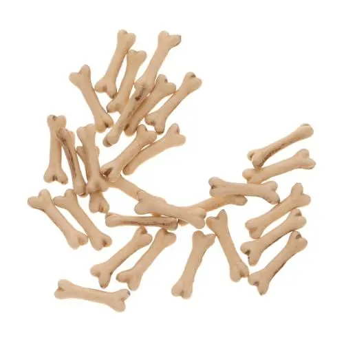 Produktbild: MUSISALY 30St Miniaturen zum Basteln Halloween Party Deko gruselige Halloween Dekoration Künstliches Knochenornament Miniaturfiguren aus Knochen Halloweenkostüm Halloween-Verzierung Harz