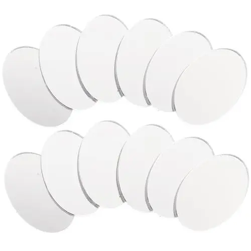 Produktbild: MUSISALY Wohnkultur 30 Stücke Acryl Oval Mini Spiegel Blätter Aufkleber Für Wohnzimmer