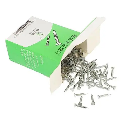 Produktbild: MUSISALY Verzinkte Spitzennägel 310 Stück 3 X 25 Mm Gehärtete Nägel Für Den Bau