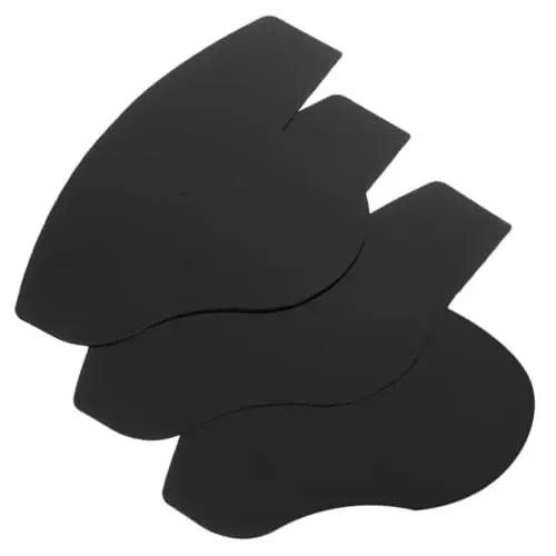 Produktbild: MUSISALY 3St Karte zur Verbesserung der Haarlinie Schablone zum Formen des Bartführers Gesichts- swor Haarstyling-Design Bartformungsvorlage Karte zur Verbesserung des Haaransatzes PVC