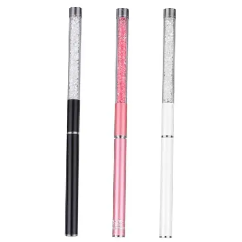 Produktbild: MUSISALY 3st Mascara-bürste Mit Strasssteinen Wimperntusche Wimpernspule Wimpernbürste Wimpernserum Für Wimpernwerkzeuge Wimpernspoolie Augenbrauen-spoolie Kamm Abs-kunststoff