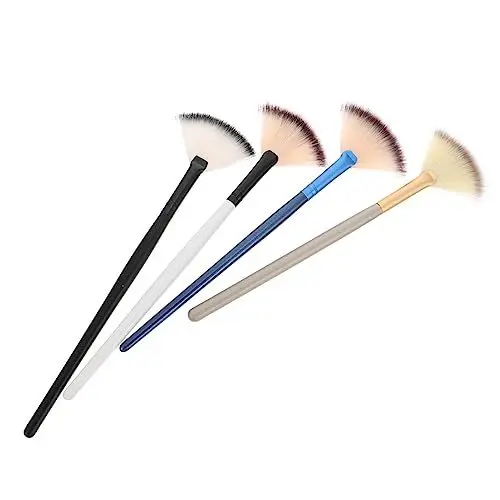 Produktbild: MUSISALY Gesichtsmaskenpinsel 4-teiliges Set Make-up-kosmetikpinsel Mit Holzgriff - Sanftes Auftragen Hautfreundlich Leicht Zu Reinigen