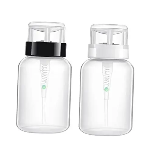 Produktbild: MUSISALY 4 Stück 200 Ml Nagellackentferner-flaschen Push-spender Verschließbare Pumpe Und 2 Hälse