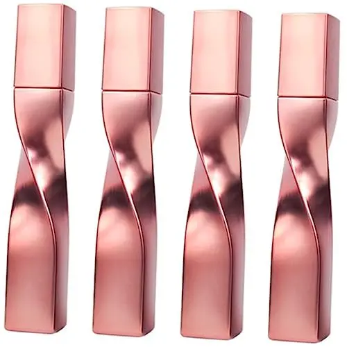 Produktbild: MUSISALY 4stücke Nachfüllbare Leere Mascara-röhrchen Mit Wimpernbürste Für Diy Wimpernserum Und Reisen Tragbar Auslaufsicher Roségoldene Ausführung