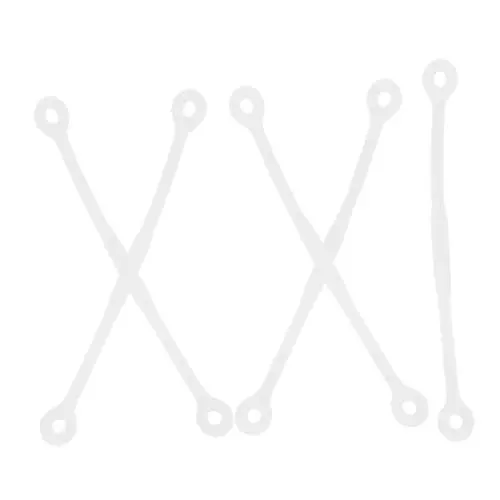 Produktbild: MUSISALY 5stücke Tennis Schläger Dämpfer Transparent Leicht Einfach Anzubringen Für Viele Racket-Typen Geeignet Für Tennis-enthusiasten Und Sportliche Accessoires