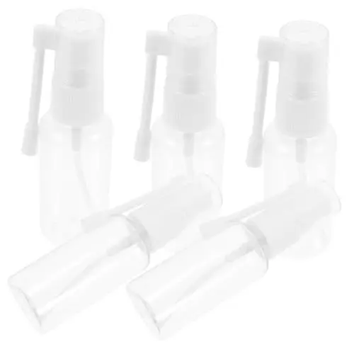 Produktbild: MUSISALY 5er Set Nasenspray Flaschen 30ml Leere Nasenspray Behälter Für Meerwasser Oder Heuschnupfen Wiederverwendbare Reise Unterflaschen