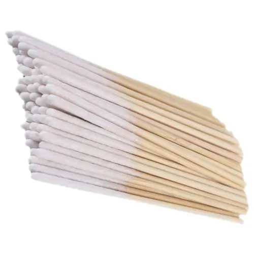 Produktbild: MUSISALY 60stücke Baumwoll-wattestäbchen Wiederverwendbar-cotton Swabs Für Kosmetik Augenbrauen Und Gesichtsreinigung Lange Stäbchen Für Schwer Erreichbare Stellen Für
