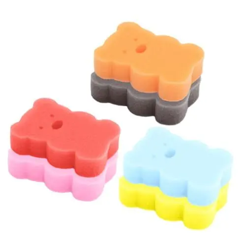 Produktbild: MUSISALY Shower Sponge 6st Exfoliating Sponge Babypflege Fusssprudelbad Badering Badetiere Badeschwammtier Badeschrubber Körperpeeling-schwamm Duschstoß Badeschwamm Kleinkind Cartoon-badwäscher