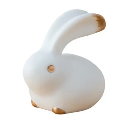 Produktbild: MUSISALY Kaninchen Figurine Mini Ornament Keramik Desktop Dekoration Tisch Ornament für Hause Handwerk