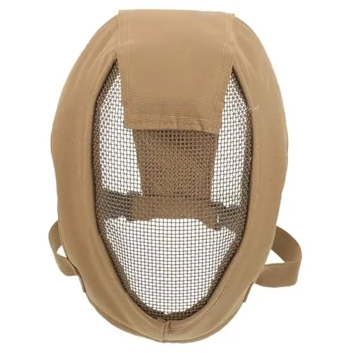 Produktbild: MUSISALY Vollgesichtsschutzmaske Aus Stahlgewebe Für Outdoor-aktivitäten Taktische Gesichtsmaske Für Teamspiele Und Fechtsport Atmungsaktiv Und Langlebig Für Sport Und Training