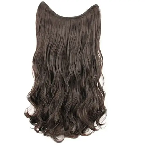 Produktbild: MUSISALY Haarverlängerungen Echthaar Clip in Extensions Für Frauen Naturschwarz 60cm
