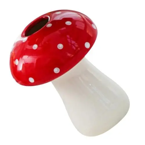 Produktbild: MUSISALY Pilzdekor Keramik-blumenhalter Blumenarrangement Vase Schreibtischvase Dekorative Vase Für Trockenblumen