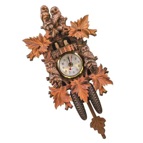 Produktbild: MUSISALY Traditionelle Uhr Handgefertigt Retro-vogelhaus Wanddekoration Für Schlafzimmer