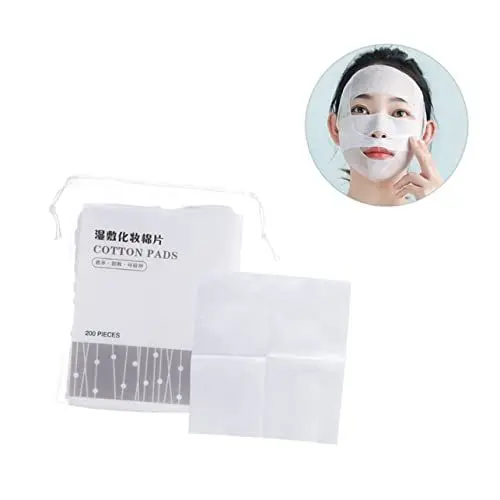 Produktbild: MUSISALY Wattepads Für Das Gesicht Make-up-entfernung Toner-anwendung Dehnbar Einweg Für Die Schönheitsroutine Von Frauen
