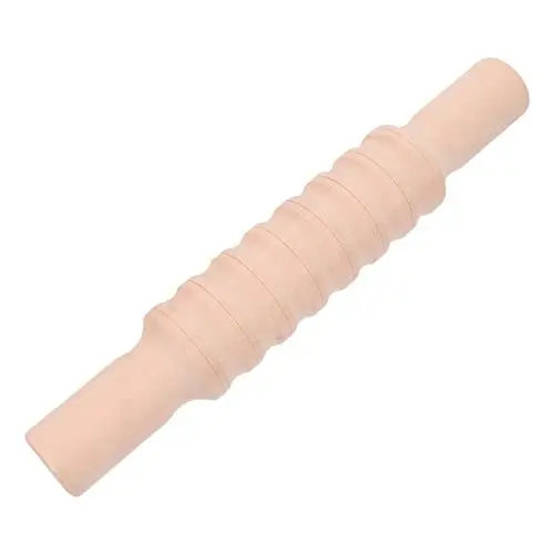 Produktbild: MUSISALY Nudelholz aus Plastilin Fondant-Roller Knödel Haut Roller Ton strukturierte Nudelhölzer DIY-Polymerwalze Kinder sicherheitsleine für Kinder Werkzeug Holzrollen hölzern