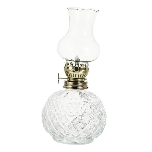 Produktbild: MUSISALY Petroleumlampe aus Glas stromausfall the blackout dekoration party glaslampe blckout Öllaternenverzierung Desktop-Öllampe Petroleumlicht Petroleumlampe für den Haushalt Transparent