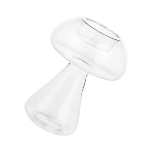 Produktbild: MUSISALY Eleganter Kerzenhalter Aus Glas 8 X 12 cm Dekorativer Kerzenständer Für Zuhause Für Partys Dekorative Kerzenständer-Set