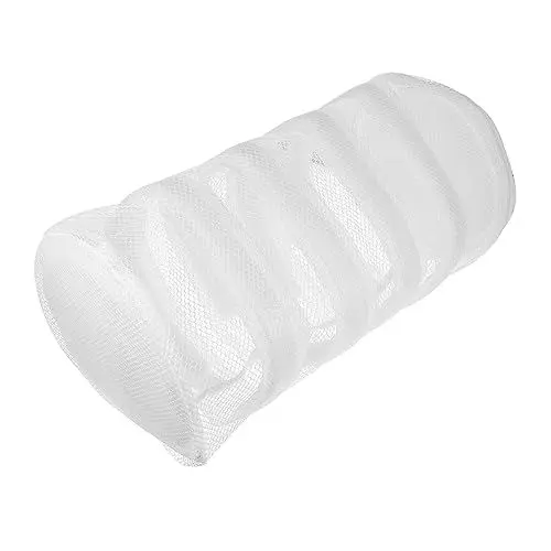 Produktbild: MUSISALY Schuhpflegebeutel Trockenbeutel für Schuhe Wäschesack für Sneaker Sneaker-Waschtasche Schuhe putzen schuhwaschbeutel Shoe Washing Bag Sneaker-Trockenbeutel Hausbedarf Netz Weiß