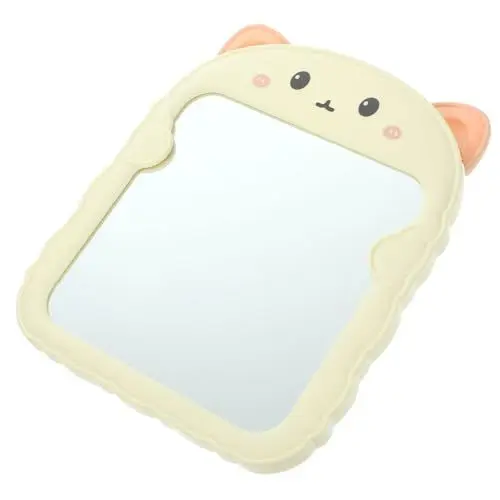 Produktbild: MUSISALY Kleiner Standspiegel Schreibtisch Make-up Spiegel Katze Ohr Faltbare Eitelkeit Für Zuhause