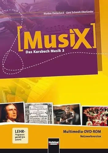 Produktbild: MusiX 3 (Ausgabe ab 2011) Präsentationssoftware Netzwerklizenz: Das Kursbuch Musik 3