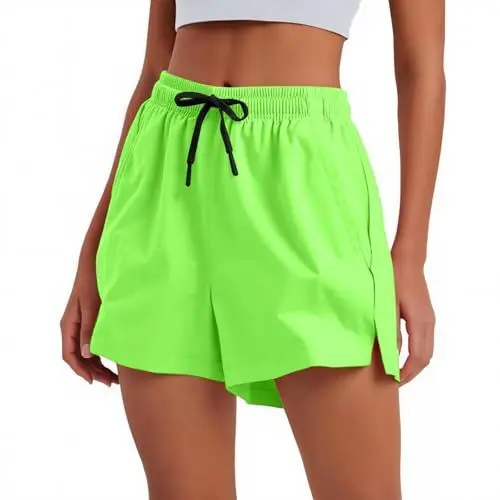 Produktbild: Musselin Zweiteiler Damen Sommerhose Kurz Spring Dress Women Kurze Hose Sommerkleider Sommerkleid Türkis M