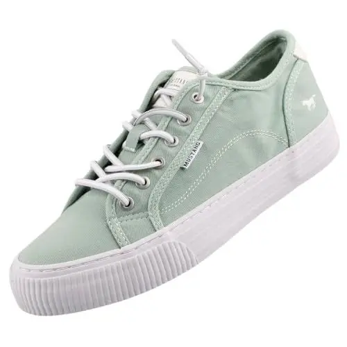 Produktbild: Mustang Damen Canvas Sneaker Pastellgrün EU 39