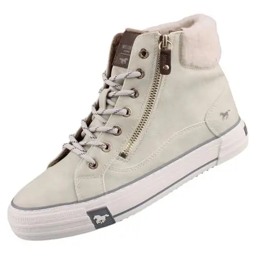 Produktbild: Mustang Damen High Top Sneaker Beige EU 37