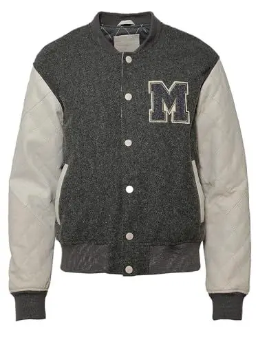 Produktbild: MUSTANG Damen Lederblouson 31022240 Ecru/Anthra M