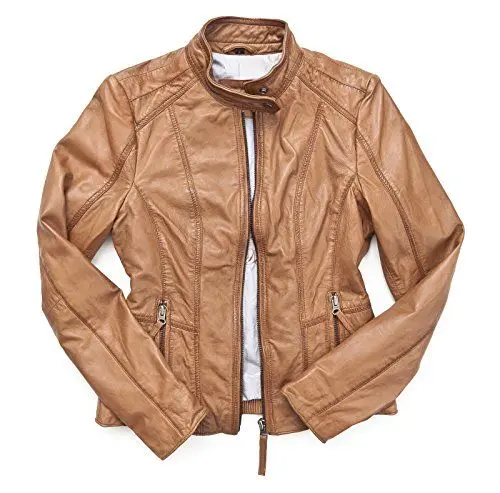 Produktbild: Mustang Damen Lederjacke Sanibel Cognac L